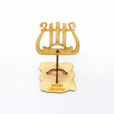 Notenständer sehr filigran Personalisiert als Danke mit unten der eigene Name