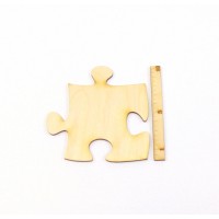 1 Teil eines Puzzles 10,5 cm mal 10,5 cm