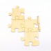 1 Teil eines Puzzles 10,5 cm mal 10,5 cm