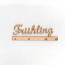 Schriftzug aus Holz  "Frühling" in den Größen 9 cm  12 cm  20 cm  zum Dekorieren