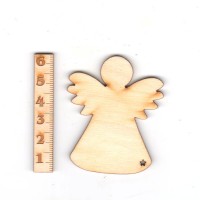 Einfacher Engel zum Beschriften 6 cm Schutzengel