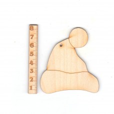 Weihnachtsmannmütze 8 cm zum Hängen