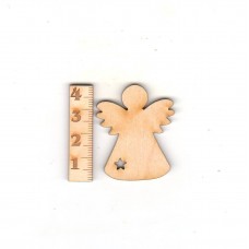 Einfacher Engel zum Bemalen 4 cm als Schutzengel