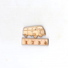 neuer Reisebus Oldtimer Auto 35 mm Holz