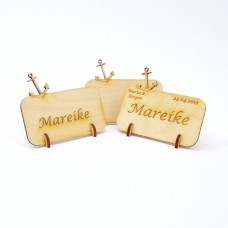 Stehendes Namensschild Anker