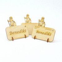 Stehendes Namenschild Nikolaus