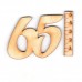 Geburtstagszahl "65" 50mm mit Füßchen