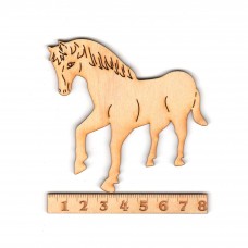 Pferd Pony  8 cm