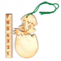 Anhänger Küken im Ei 70mm 