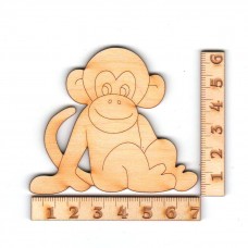 Affe aus Holz 70mm