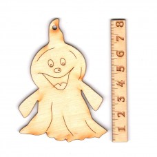 Geist mit Gesicht 80 mm Halloween