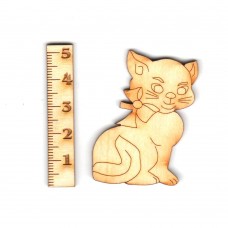 Katze 50mm mit Schleife