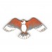 Adler mit gespreizten Flügeln 60mm aus Holz für Geschenke K- 60