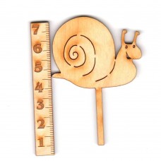 Blumenstecker lustige Schnecke 70mm
