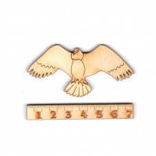 Adler 70mm aus Holz für Geschenke zum Basteln