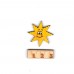 Sonne mit Gesicht 50mm mit Loch