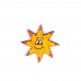Sonne mit Gesicht 50mm mit Loch