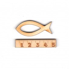 Fisch mit Ausschnitt 45mm Christliches Symbol