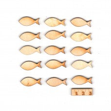 15 Fische 29 mm Sonderaktion für Kommunion und Firmung