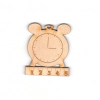 Wecker mit Zeiger Uhr 50 mm