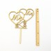 Torten Topper Doppelherz Mr und Mr 16 cm