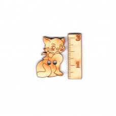 Knopf Katze 30mm