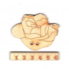 Knopf Rose 60mm