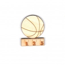 Basketball  30 mm Bastelidee Ball Holz