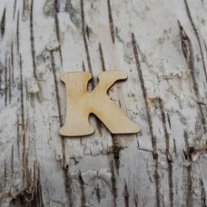 CB Holzbuchstabe breite Form "K"