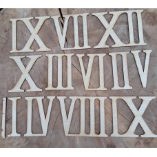 Römische Ziffern 12 cm Römische Zahlen 1 bis 12