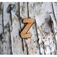 Holzbuchstabe Z 21 mm