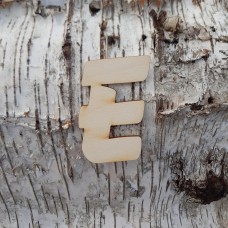 Holzbuchstabe "E" 8 cm Holzbuchstabe "E" 8 cm
