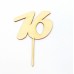 Tortenstecker Zahl 16 zum Geburtstag