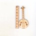 Tambura Mandoline aus Holz in 6 cm, 7cm und 8 cm