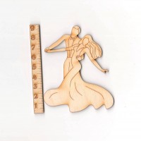 Tanzpaar Höhe 90 mm