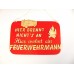 Hier brennt nicht´s an Hier wohnt ein Feuerwehrmann Türschild