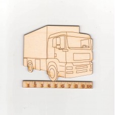 LKW Laster 100 mm aus Holz für Türschild