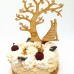 Tortenstecker Brautpaar mit Baum personalisiert, Cake Topper für Hochzeiten,  Liebe