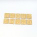 10 Stck. Zahlen Plättchen 0, 1, 2, 3, 4, 5, 6, 7, 8, 9 in 4 cm Höhe für Schulanfänger