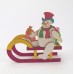 Bastelset, Kreativset Schneemann mit Schlitten