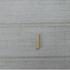 Holzbuchstabe Forte "I" 21mm aus Naturholz