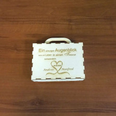 Hochzeitskoffer 17,5 cm Geldgeschenk