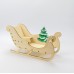 3D Weihnachtsschlitten Bausatz  22 x12 cm