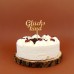 Glückskind als Cake Topper, Kuchenfigur, Tortenstecker aus Holz 11cm 