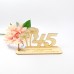 Mohnblume mit Glückwünschen, Personalisierte Geschenkidee, Zahl 40 oder 45
