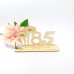 Mohnblume mit Glückwünschen, Personalisierte Geschenkidee, Zahl 80 oder 85