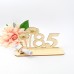 Mohnblume mit Glückwünschen, Personalisierte Geschenkidee, Zahl 80 oder 85