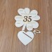 Geldgeschenk 35. Geburtstag Kleeblatt 16 cm Personalisiert