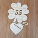 Geldgeschenk 55. Geburtstag Kleeblatt 11 cm oder 16 cm Personalisiert Geldgeschenk 55. Geburtstag Kleeblatt 11 cm oder 16 cm Personalisiert