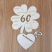 Geldgeschenk 60. Geburtstag, Kleeblatt 11 cm oder 16 cm Personalisiert